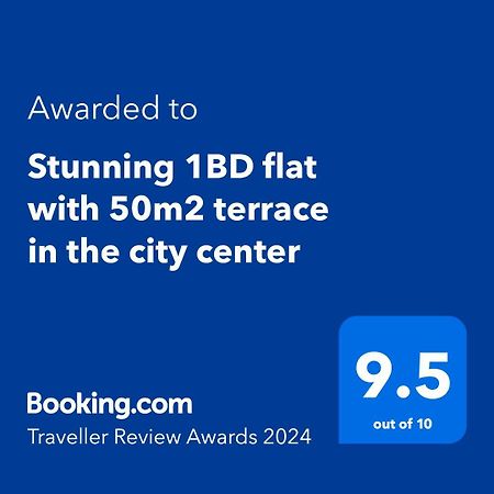 Stunning 1Bd Flat With 50M2 Terrace In The City Center Βουκουρέστι Εξωτερικό φωτογραφία